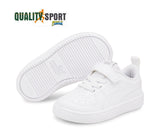 Puma Rickie AC Bianco Scarpe Shoes Infant Bambino Sportive Sneakers 384314 01