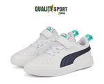 Puma Rickie Bianco Blu Scarpe Shoes Bambino Sportive Sneakers 385836 32