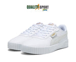 Puma Carina 2.0 Logobsession Bianco Scarpe Donna Sportive Sneakers 392518 01