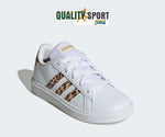 Adidas Grand Court Bianco Animalier Scarpe Shoes Donna Sportive Sneakers IG1187