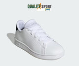 Adidas Advantage Bianco Nero Scarpe Ragazzo Donna Sportive Sneakers IG2510