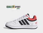 Adidas Hoops 3 Bianco Blu Rosso Scarpe Shoes Uomo Sportive Sneakers GY5427