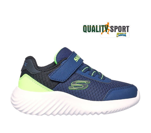 Skechers Bounder Trezic Blu Scarpe Shoes Bambino Infant Sneakers 403908N NVLM