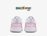 Nike Court Borough Bianco Rosa Scarpe Ragazzo Donna Sportive Sneakers DV5456 105