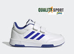 Adidas Tensaur 2.0 Bianco Blu Scarpe Shoes Bambino Sportive Sneakers H06307