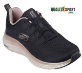 Skechers Vapor Foam Nero Scarpe Donna Sportive Palestra Running 150025 BKRG