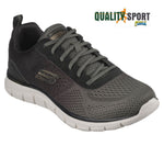 Skechers Track Ripkent Nero Scarpe Uomo Sportive Running Palestra 232399 OLBK