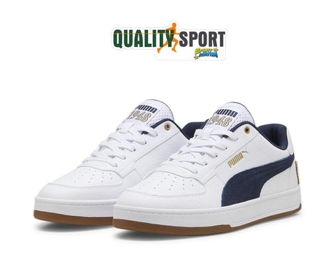 Puma Caven 2 Retro Club Bianco Blu Scarpe Shoes Uomo Sportive Sneakers 395082 01