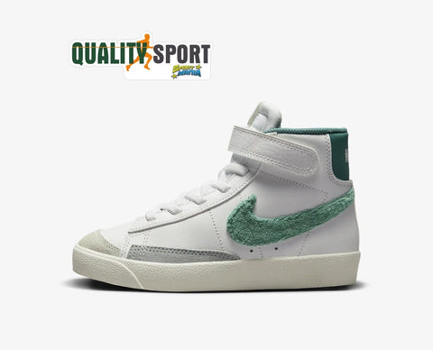 Nike Blazer Mid '77 Bianco Verde Scarpe Bambino Sportive Sneakers FZ1156 100