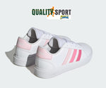 Adidas Grand Court Bianco Rosa Scarpe Shoes Donna Sportive Sneakers IG0440