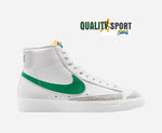 Nike Blazer Mid '77 VNTG Bianco Verde Scarpe Uomo Sportive Sneakers BQ6806 127