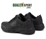 Skechers Oak Canyon Nero Pelle Scarpe Uomo Sportive Running Palestra 51896 BBK