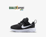 Nike Revolution Nero Bianco Scarpe Infant Bambina Sportive Running DD1094 003