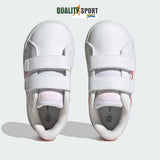 Adidas Grand Court Bianco Rosa Scarpe Shoes Infant Sportive Sneakers IG2556
