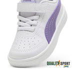 Puma Rickie Bianco Lilla Scarpe Shoes Bambina Sportive Sneakers 385836 33