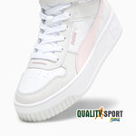 Puma Carina Street Mid Bianco Rosa Scarpe Donna Sportive Sneakers 392337 04