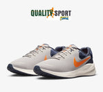 Nike Revolution 7 Grigio Blu Scarpe Uomo Sportive Running Palestra FB2207 009