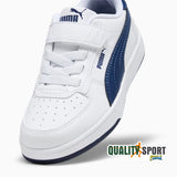 Puma Caven 2.0 Bianco Blu Scarpe Shoes Bambino Sportive Sneakers 393839 08