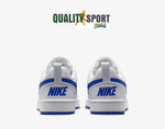 Nike Court Borough Bianco Blu Royal Scarpe Ragazzo Sportive Sneakers DV5456 110