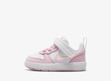 Nike Court Borough Low 2 Bianco Rosa Scarpe Bambino Infant Sneaker DV5458 105