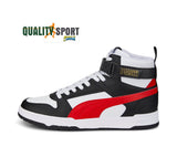 Puma Rbd Game Bianco Nero Rosso Scarpe Shoes Uomo Sportive Sneakers 385839 05