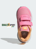 Adidas Tensaur Run Rosa Scarpe Shoes Infant Bambina Sportive Sneakers IG1148