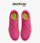 Nike Vapor 15 Club FG/MG Fucsia Giallo Scarpe Bambino Calcio Soccer DJ5958 605