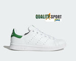 Adidas Stan Smith Bianco Verde Scarpe Shoes Ragazzo Sportive Sneakers M20605