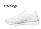 Skechers Bountiful Bianco Scarpe Donna Sportive Palestra Sneakers 12607 WSL