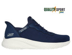 Skechers Slip-ins Bobs Squad Blu Scarpe Shoes Uomo Sportive Sneakers 118300 NVY