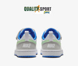 Nike Court Borough Bianco Grigio Scarpe Bambino Sportive Sneakers DV5457 005