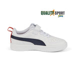 Puma Rickie Bianco Blu Scarpe Shoes Bambino Bambina Sportive Sneakers 385836 09