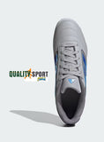 Adidas Super Sala 2 Grigio Blu Scarpe Uomo Calcio a 5 Soccer Indoor IE7556