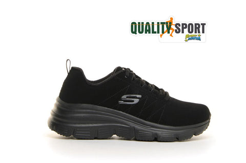 Skechers Fashion Fit True Feels Nero Scarpe Donna Sportive Running 88888366 BBK