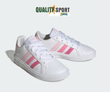 Adidas Grand Court Bianco Rosa Scarpe Shoes Donna Sportive Sneakers IG0440