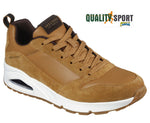 Skechers Uno Stacre Beige Scarpe Shoes Uomo Sportive Sneakers 52468 WSK
