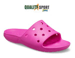 Crocs Classic Slide Fucsia Donna Ciabatta Originale 206121 6UB JUIC