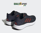 Adidas Duramo 10 Nero Rosso Scarpe Sportive Running Palestra HQ4129