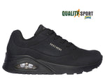 Skechers Uno Stand On Air Nero Scarpe Shoes Donna Sportive Sneakers 73690 BBK