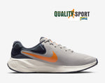 Nike Revolution 7 Grigio Blu Scarpe Uomo Sportive Running Palestra FB2207 009