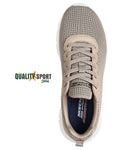 Skechers Bobs B Flex Beige Scarpe Donna Sportive Palestra Sneakers 117346 TAN