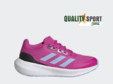 Adidas RunFalcon 3.0 Fucsia Nero Scarpe Shoes Donna Sportive Running HP5837