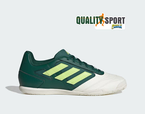 Adidas Super Sala 2 Bianco Verde Scarpe Uomo Calcio a 5 Soccer Indoor IE1551