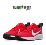 Nike Star Runner Rosso Scarpe Bambina Sportive Palestra Running DX7614 600