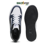 Puma Rebound V6 Lo Bianco Nero Blu Scarpe Ragazzo Sportive Sneakers 393833 12