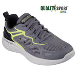 Skechers Bounder Andal Grigio Scarpe Shoes Uomo Sportive Sneakers 232674 CCLM