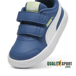 Puma Courtflex V3 Azzurro Scarpe Infant Bambino Sportive Sneakers 310252 05