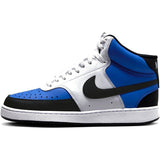 Nike Court Vision Mid Bianco Nero Blu Scarpe Uomo Sportive Sneakers FQ8740 480