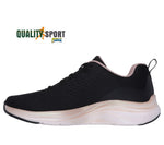 Skechers Vapor Foam Nero Scarpe Donna Sportive Palestra Running 150025 BKRG