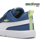 Puma Courtflex V3 Azzurro Scarpe Infant Bambino Sportive Sneakers 310252 05